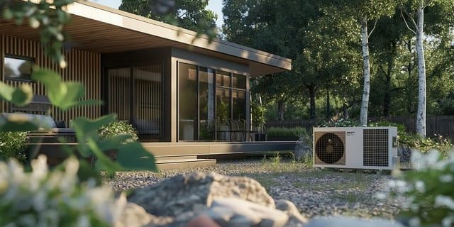 verberg warmtepomp geluid van de warmtepomp