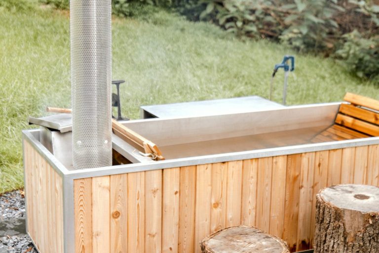 jacuzzi in de winter