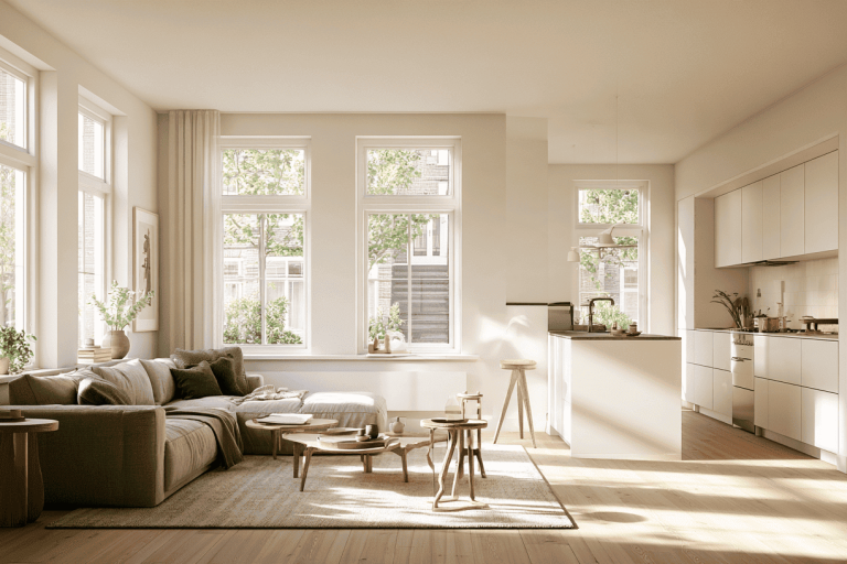 lichten open woonkamer