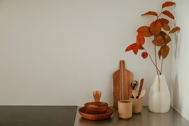 Najaarsstyling voor een warm interieur